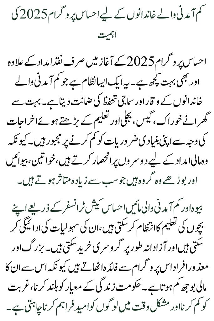 Program Ehsaas 2025 How to Sign Up at Home