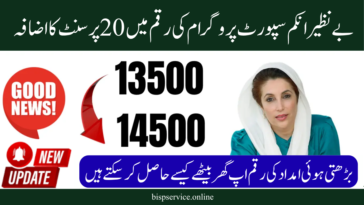 For 2025–2026, the government plans to increase the BISP budget by 20%.